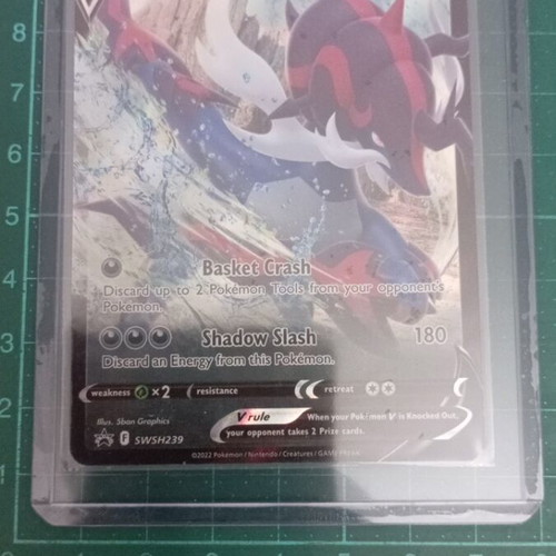 Hisuian Samurott V 219 Pokemon Card new
