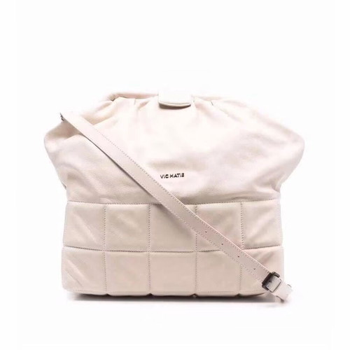 Vic Matie bag backpack like new, beige leather