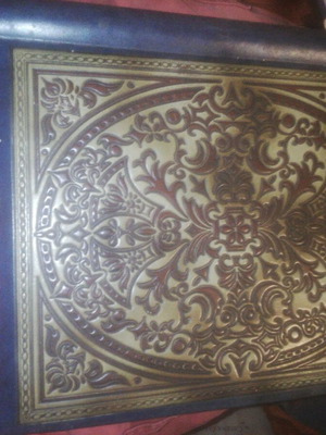 Chiyoda Japan vintage engraved photo album faux leather