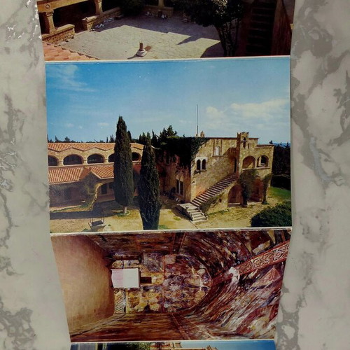 Set of 10 Rhodes (Filerimos) postcards from the 1970s