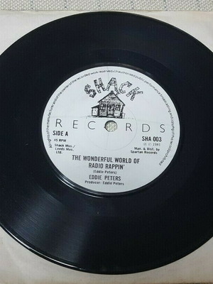 Eddie Peters The Wonderful World Of Radio Rappin' 7' μεταχειρισμένο