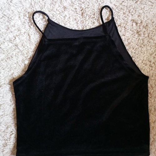 Velvet top Stradivarius medium black like new