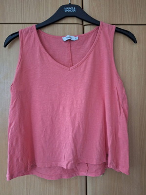 Toi&Moi cropped top pink, size M, like new