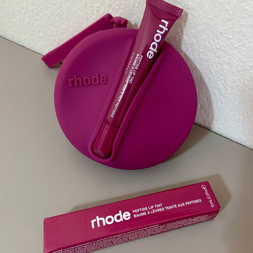 Rhode Peptide Lip Tint Raspberry Jelly with Pouch new