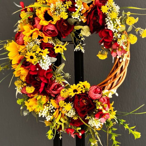 Handmade Premium Class Artificial Flower Wreath