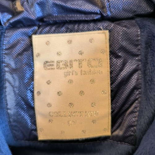 Girls' jacket size 6 Evita blue new unworn