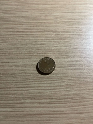Rare authentic Bulgarian coin 5 stotinki new