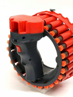 Πιστόλι Σφουγγαριού Εκτοξευτής Blaster περιστρεφόμενος αυτόματος καινούργιο