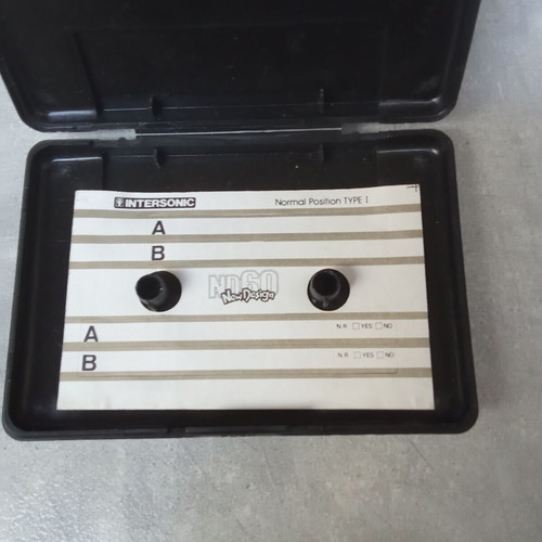 Rare collectible I am Mangas cassette case used, 1980s decade