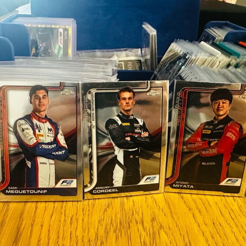 Topps Chrome F1 2025 F2 Drivers Bundle like new