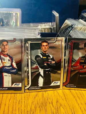 Topps Chrome F1 2025 F2 Drivers Bundle like new