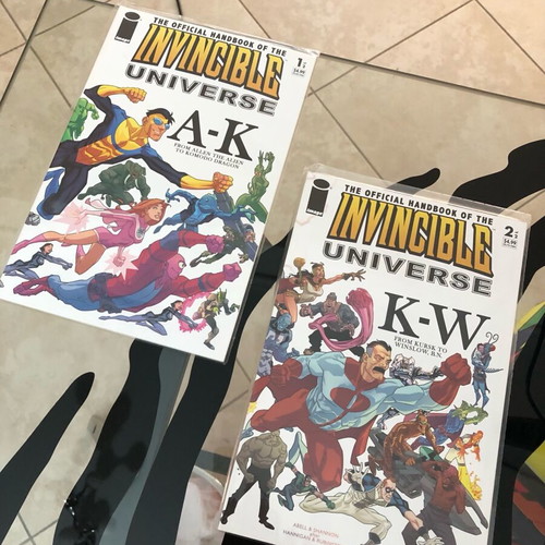 Invincible Universe Official Handbook 1-2 new comic set