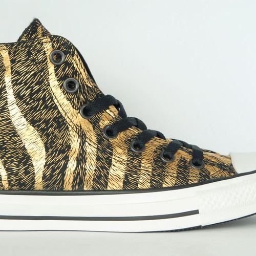 Converse CT Hi new black and gold sports shoes