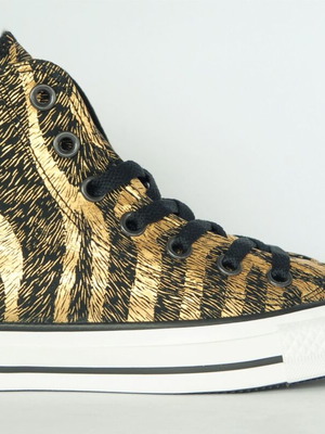 Converse CT Hi new black and gold sports shoes