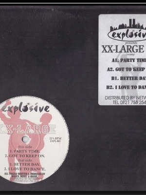 XX-Large Party Time LP σαν καινούργιο
