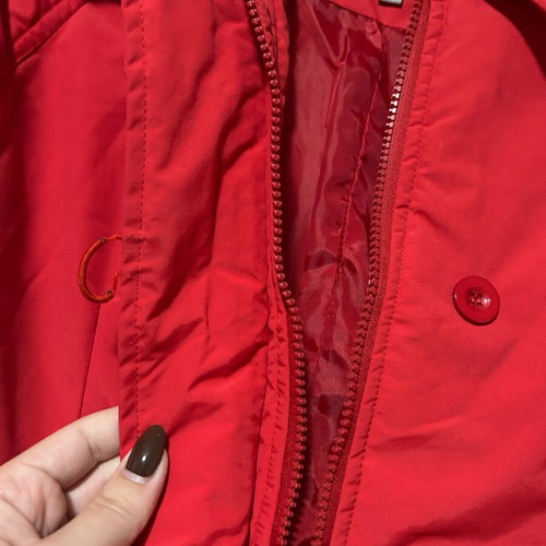 Jacket like new, red, size M with lining and zipper
