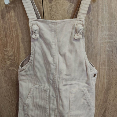 Kids corduroy salopette Zara new, beige, size 110 cm