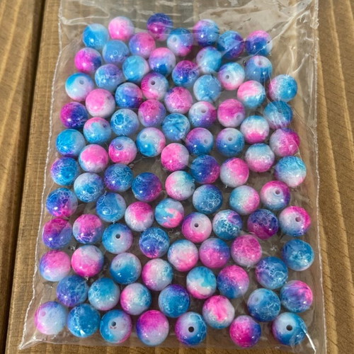 Beads pack like new, 4 bags multicolored