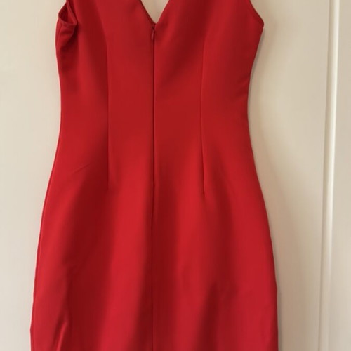 Mini red dress like new, size S
