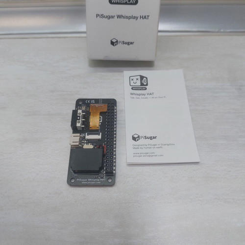 PiSugar Whisplay HAT for Raspberry Pi Zero 2W / Pi 5, audio and display