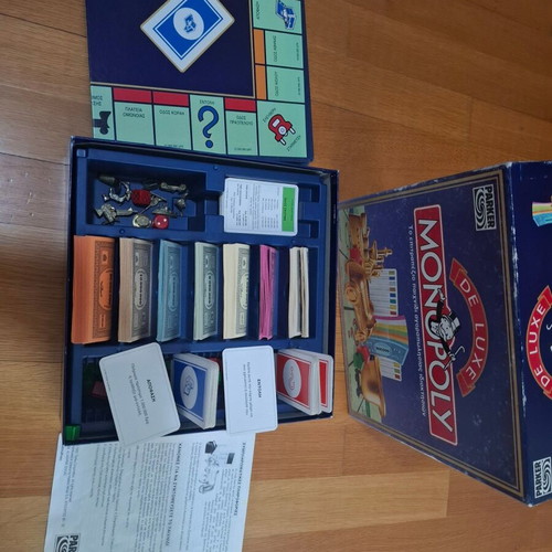 Monopoly De Luxe Greek Edition Parker/Tonka board game like new