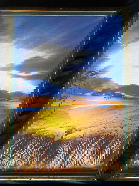 “Flußaufwärts” /Upstream/ Sahm 98 / картина /