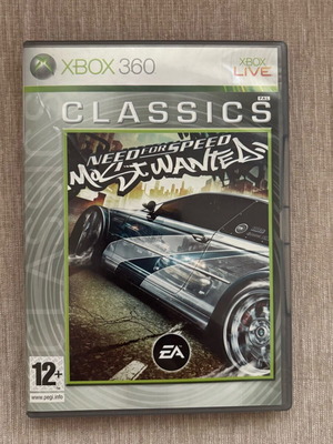 Need for Speed Most Wanted Xbox 360 PAL пълен употребяван