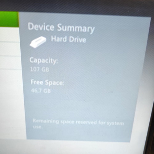 Xbox 360 Fat 120 GB HDD like new