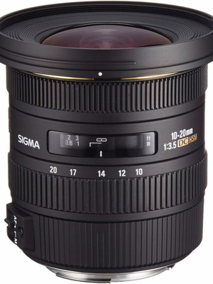 Sigma 10-20mm f/3.5 EX DC HSM Aspherical Super Wide Angle Lens Canon mount like new