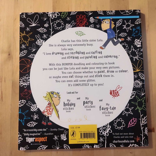 Charlie and Lola My Doodling and Colouring-In Book like new, English