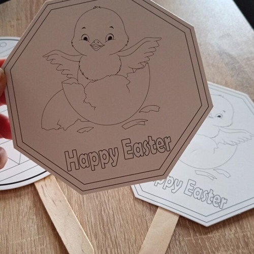 Easter craft cardboard new, pack of 4 pieces