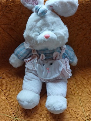 Plush rabbit used