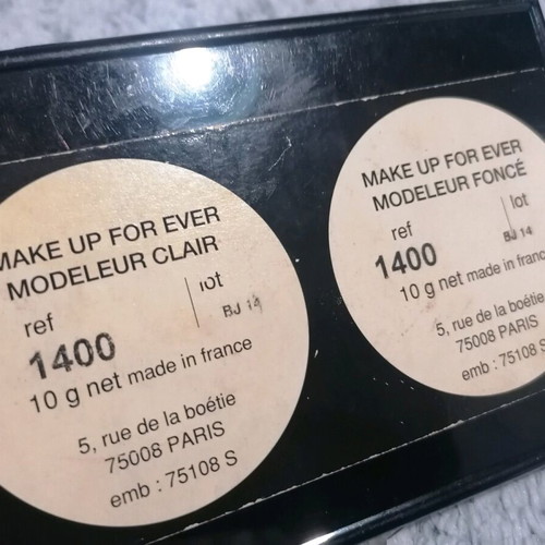 Make Up For Ever contouring palette used with Modeleur shades