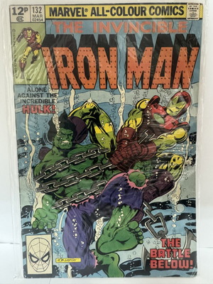 The Invincible Iron Man Issue 132 comic used, English