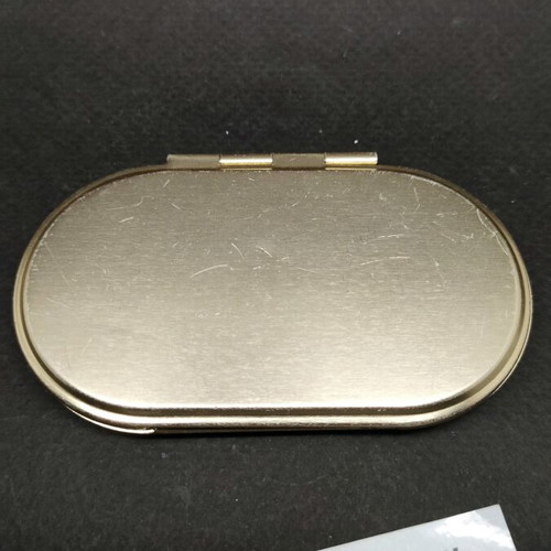 Vintage compact mirror used with Marie Antoinette illustration
