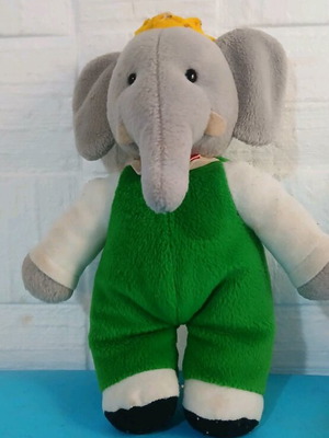 Babar plush 20cm like new