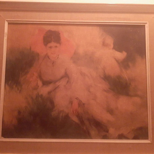 Vintage painting used, masterpiece in good condition