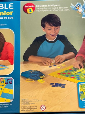 Scrabble Junior board game used for ages 6-10