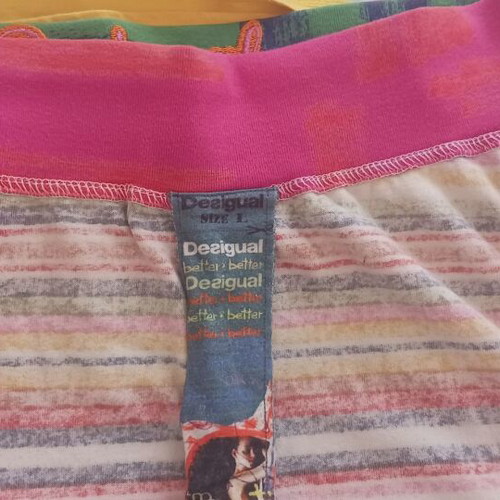 Desigual colorful skirt like new, size L