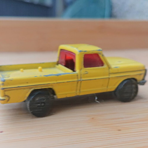 Matchbox Lesney Rola-Matics No. 57 Wild Life Ford Ranger Truck yellow used