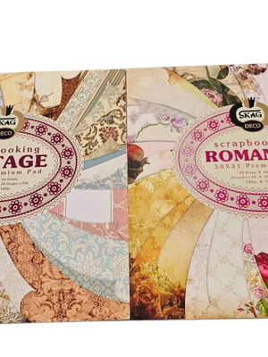 Scrapbook new, set of 2 pieces 30x31cm, 120 sheets