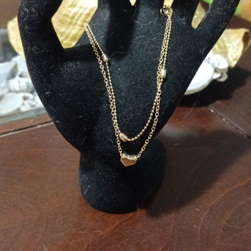 Anklet chain new, gold color