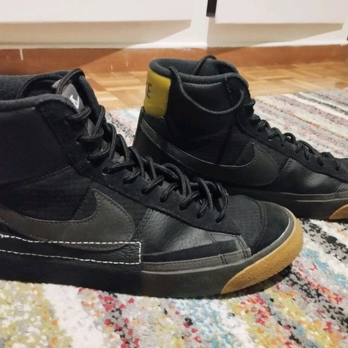 Nike Blazer Mid Pro Club size 43 like new, black and gold