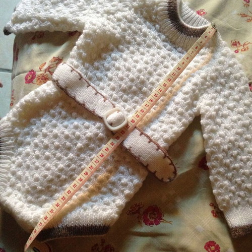 Sarah Louise vintage 90s knitted long-sleeve baby bodysuit