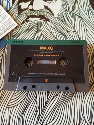 Tdk MA-XG 60 cassette tape used, metal type IV