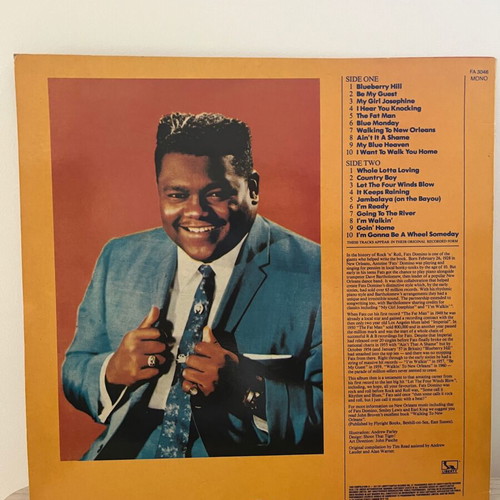 Fats Domino Singles Album used, blues