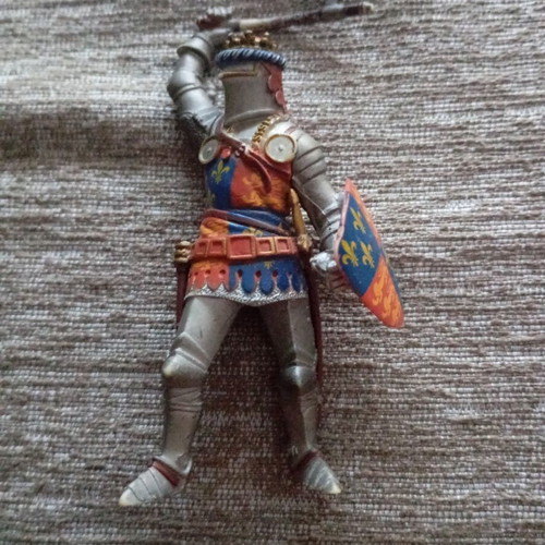 Schleich & Papo medieval knights and horses figures set of 5