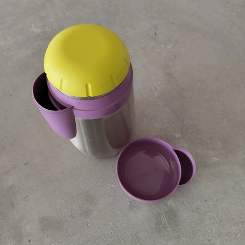 Chiccho stainless steel thermos 250 ml for baby food like new