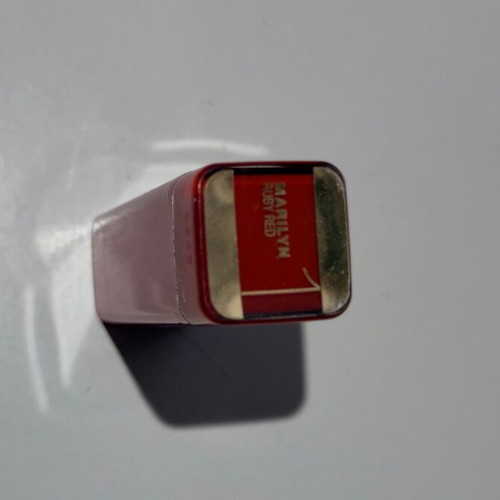 Max Factor lipstick Marilynn ruby red fire red used