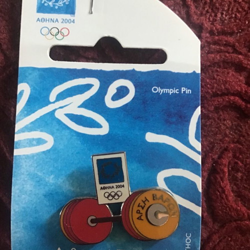 Pin Athens 2004 Weightlifting new